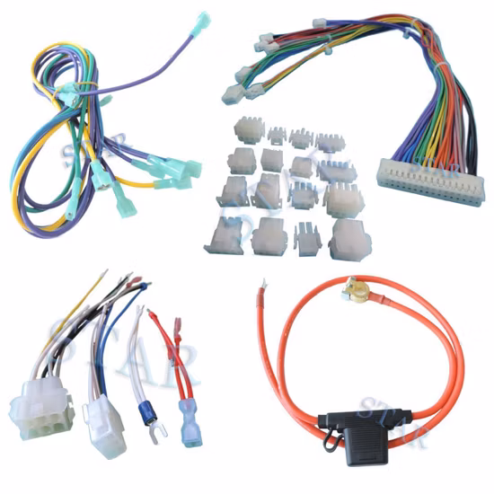 Conjunto de cabo elétrico personalizado, cablagem do motor do carro, chicote de fio do motor automático, conjunto de cabo do injetor de combustível