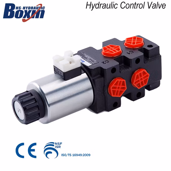 Cartucho rosqueado hidráulico AC220V/DC24V Válvulas solenóides Bobinas com caixa de terminais para válvula magnética de controle direcional hidráulico