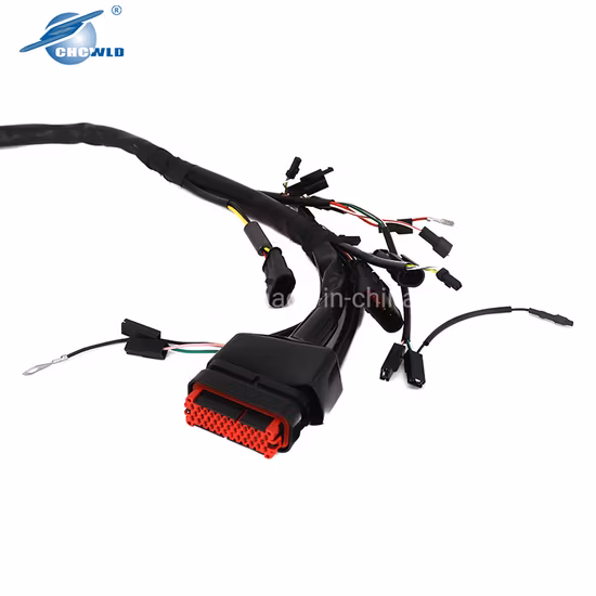 Conjunto de chicote elétrico de motocicleta universal de fabricação personalizada OEM de alta qualidade