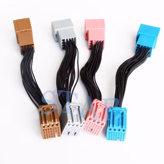 25 26 27 28 Pinos Fio para Conector de Placa para Veículo Híbrido